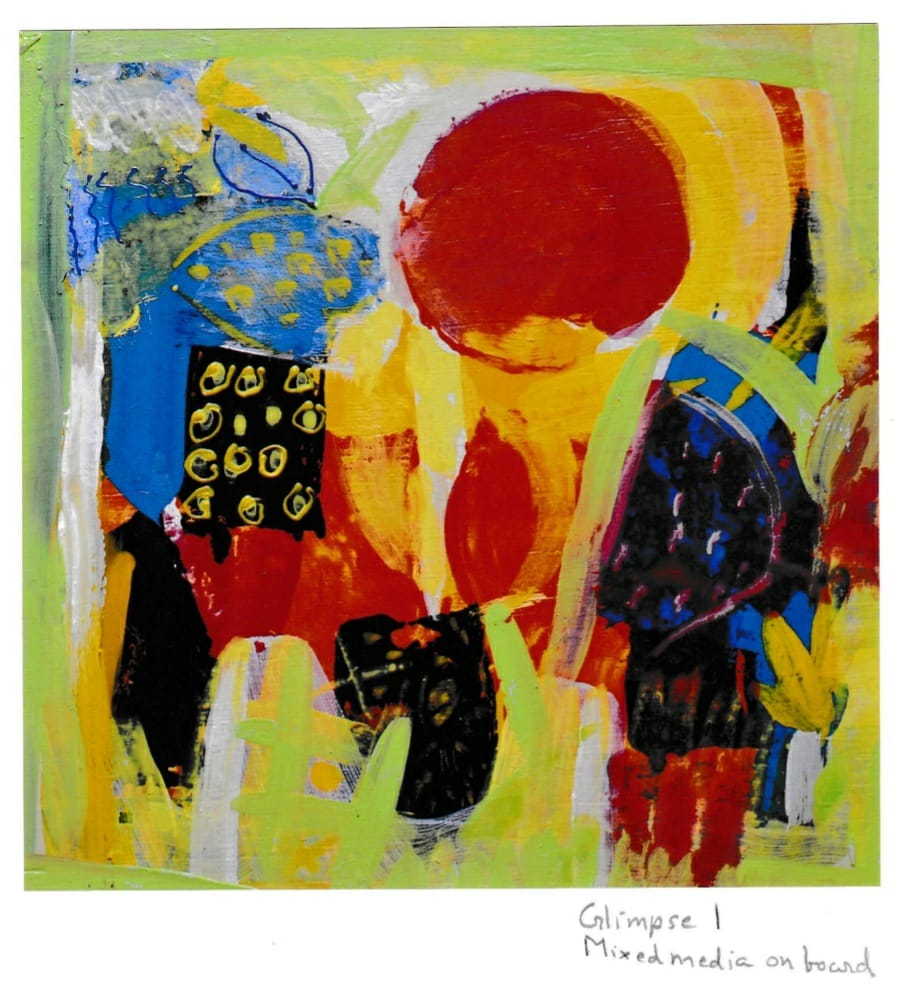 Glimpse I painting